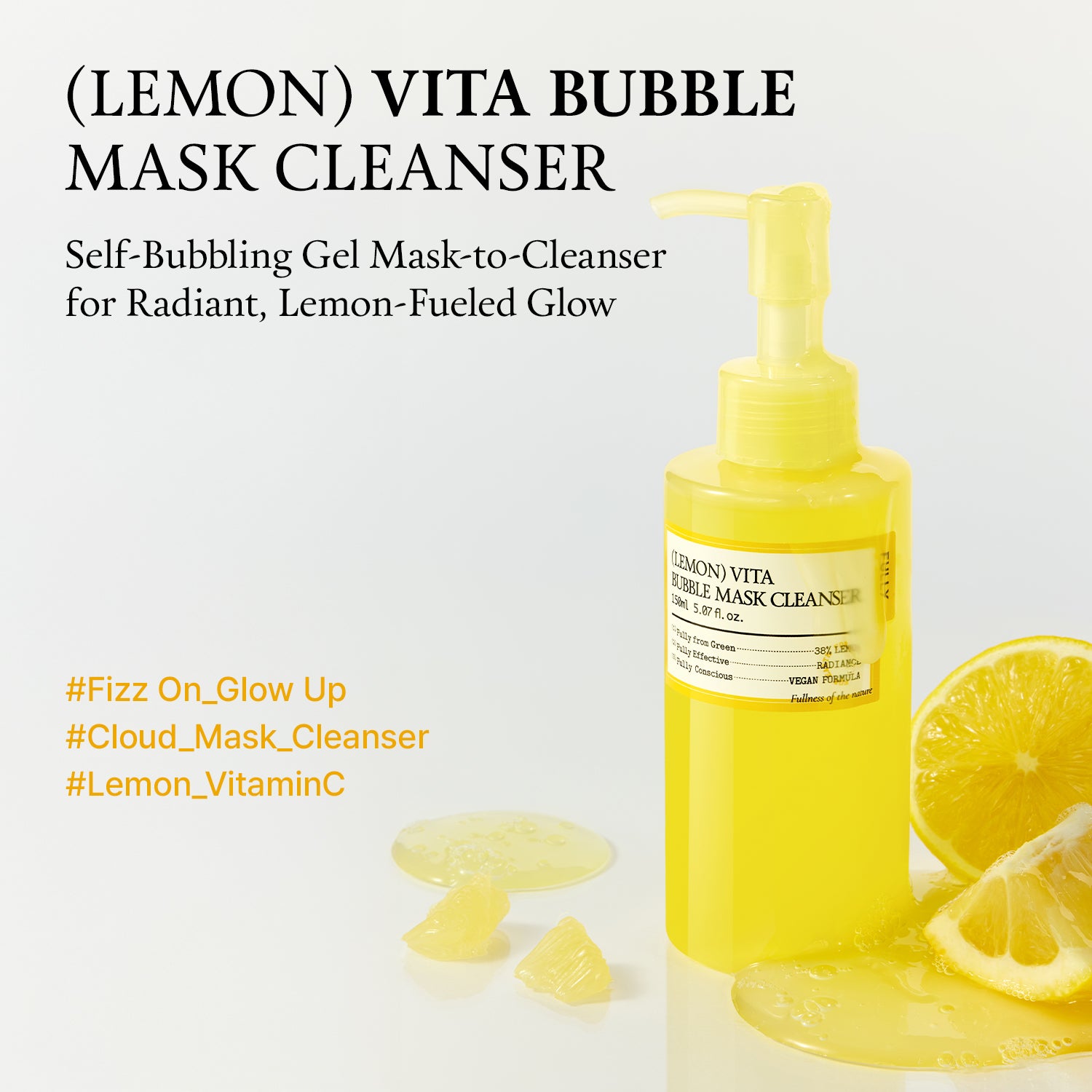 (Lemon) Vita Bubble Mask Cleanser