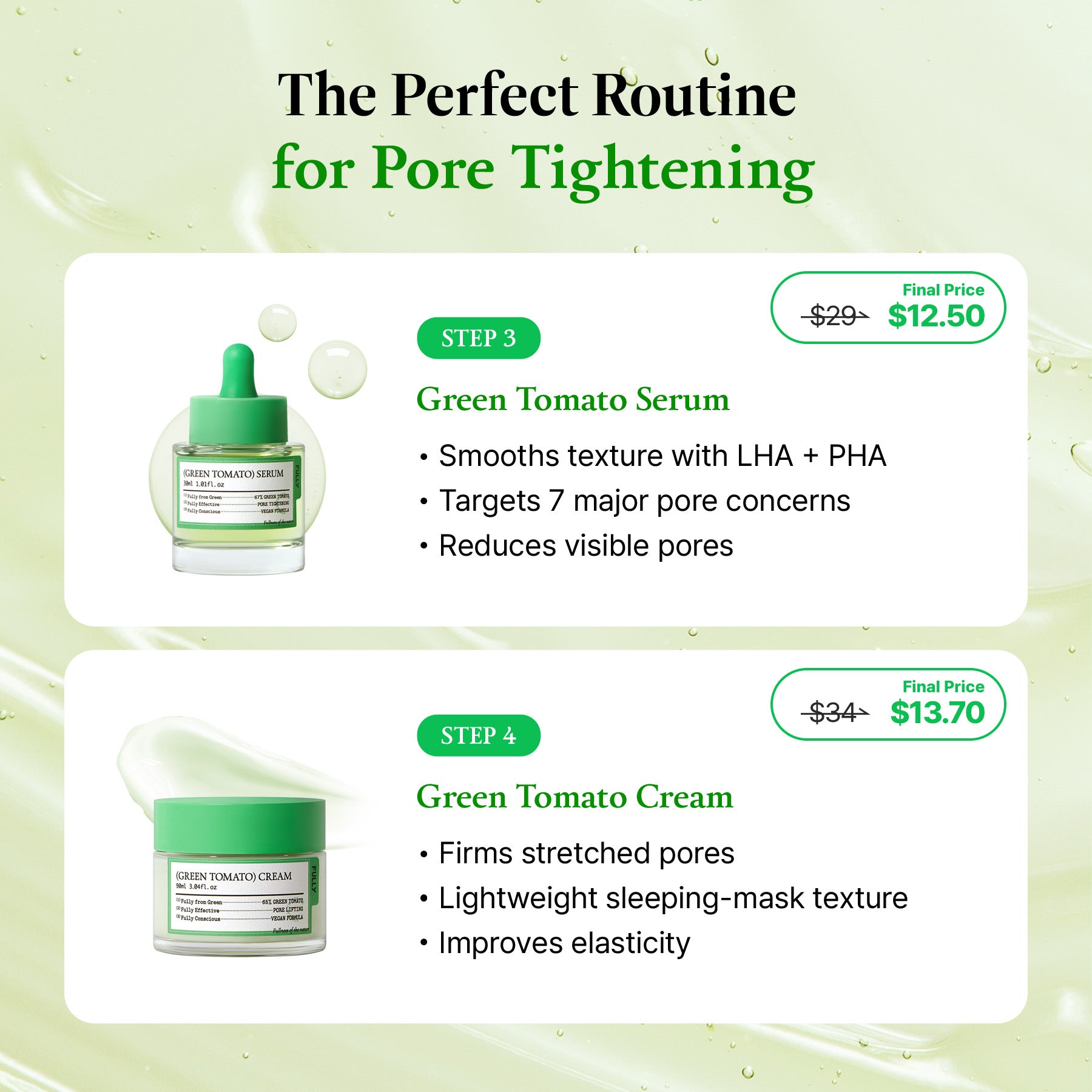 (Green Tomato) Pore-fection Set