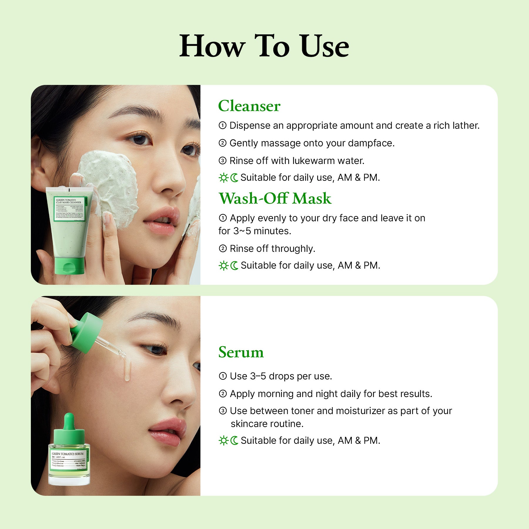 (Green Tomato) Pore Rescue Duo