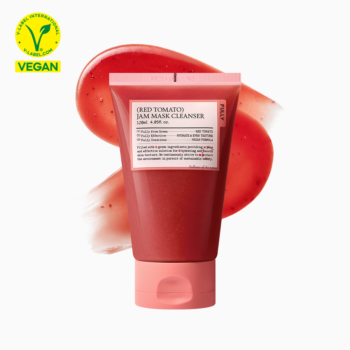 FULLY Red Tomato Jam Pack Cleanser | 71% Exfoliation & 3-in-1 Jam