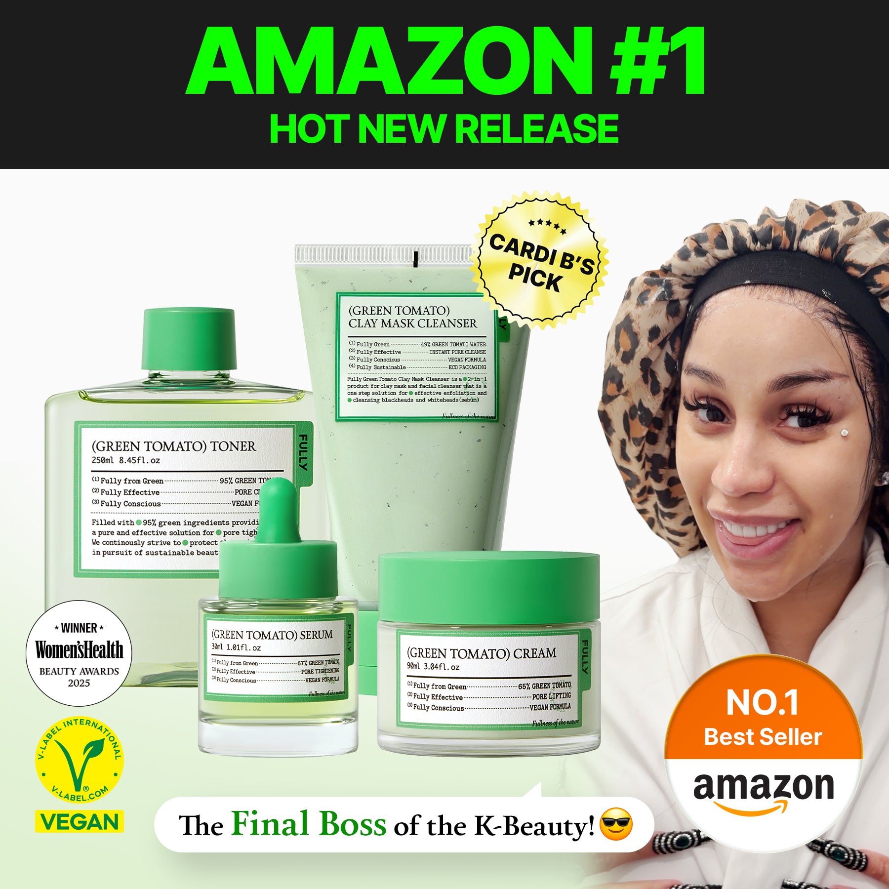 [Amazon] Green Tomato 4-Step Set