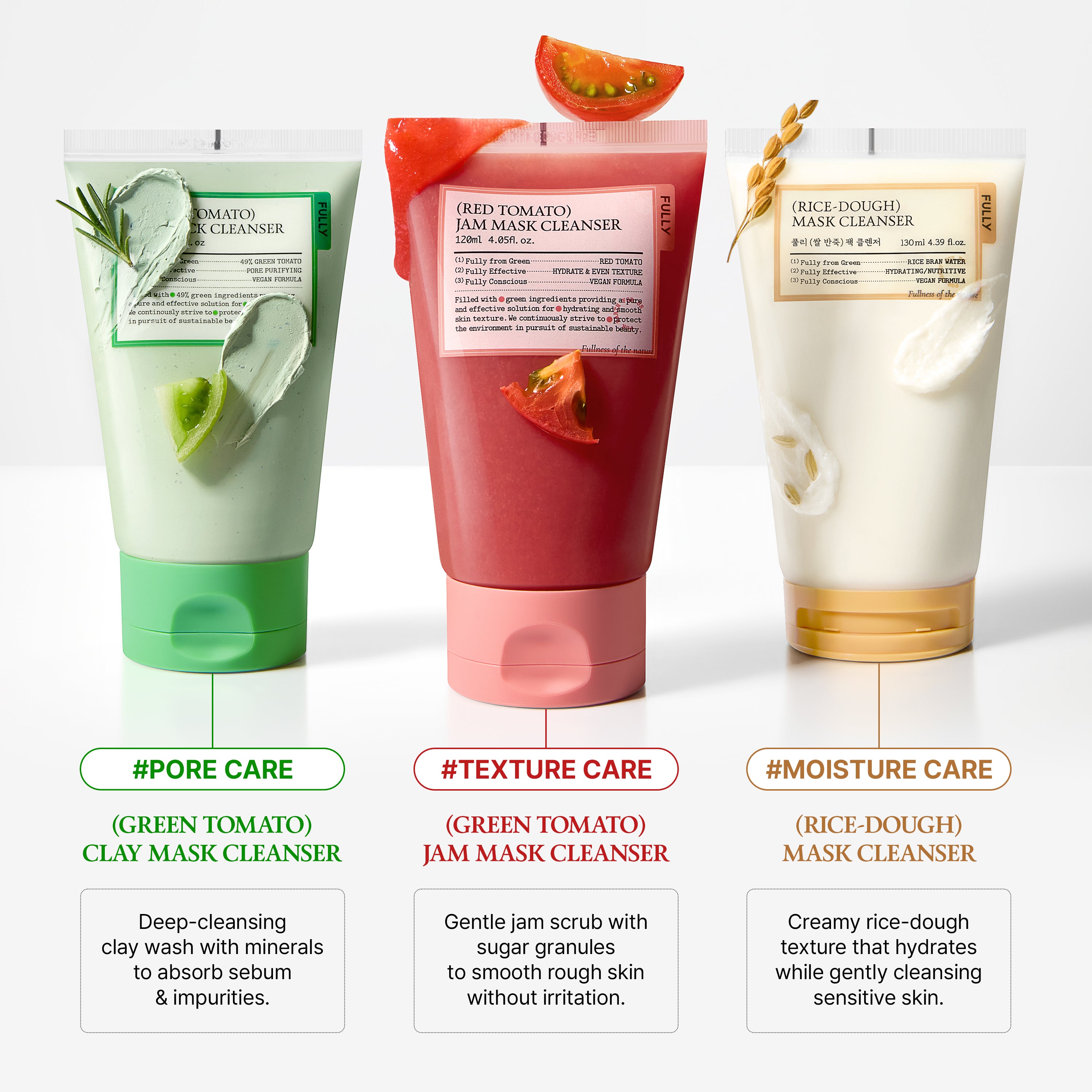 FULLY Red Tomato Jam Pack Cleanser | 71% Exfoliation & 3-in-1 Jam