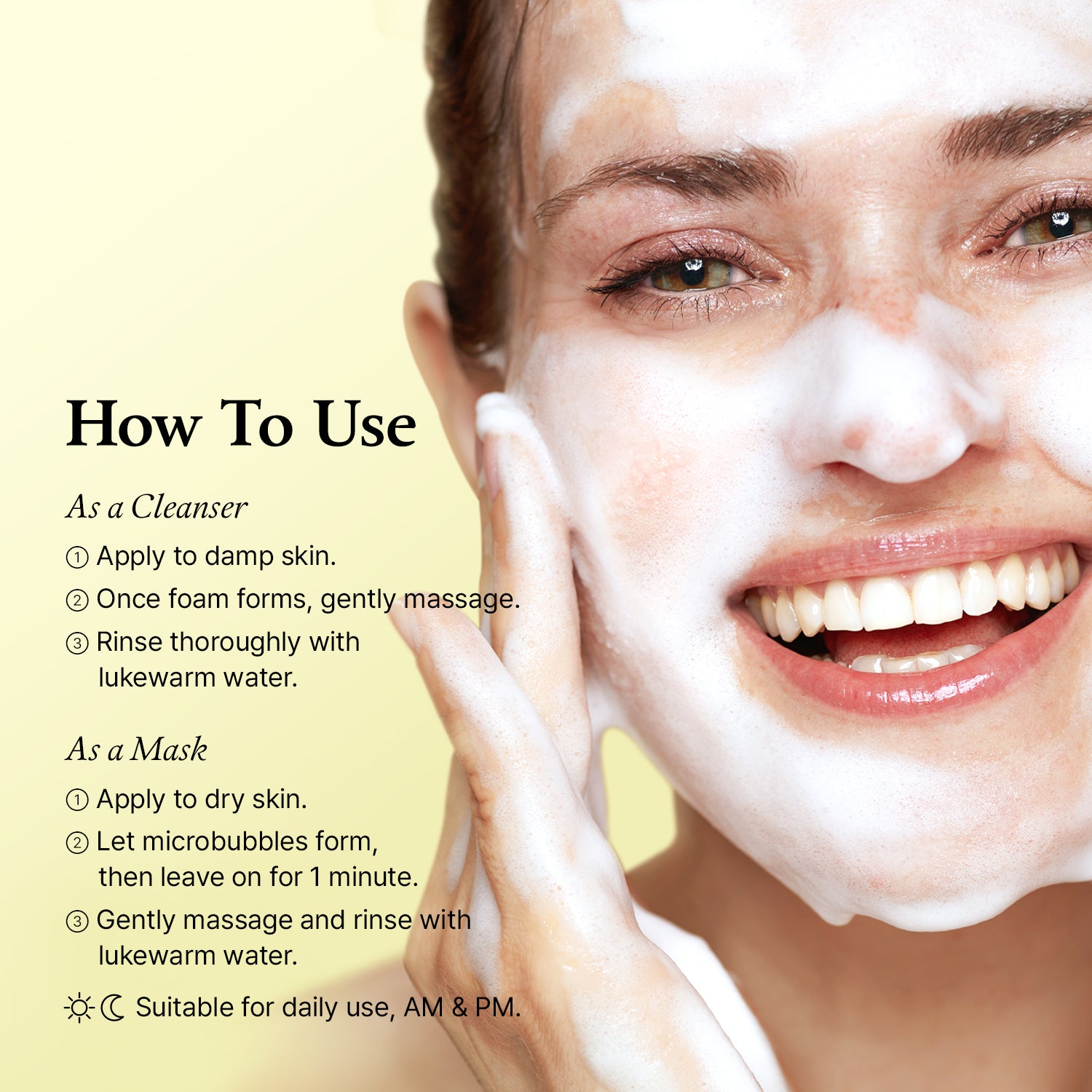 (Lemon) Vita Bubble Mask Cleanser