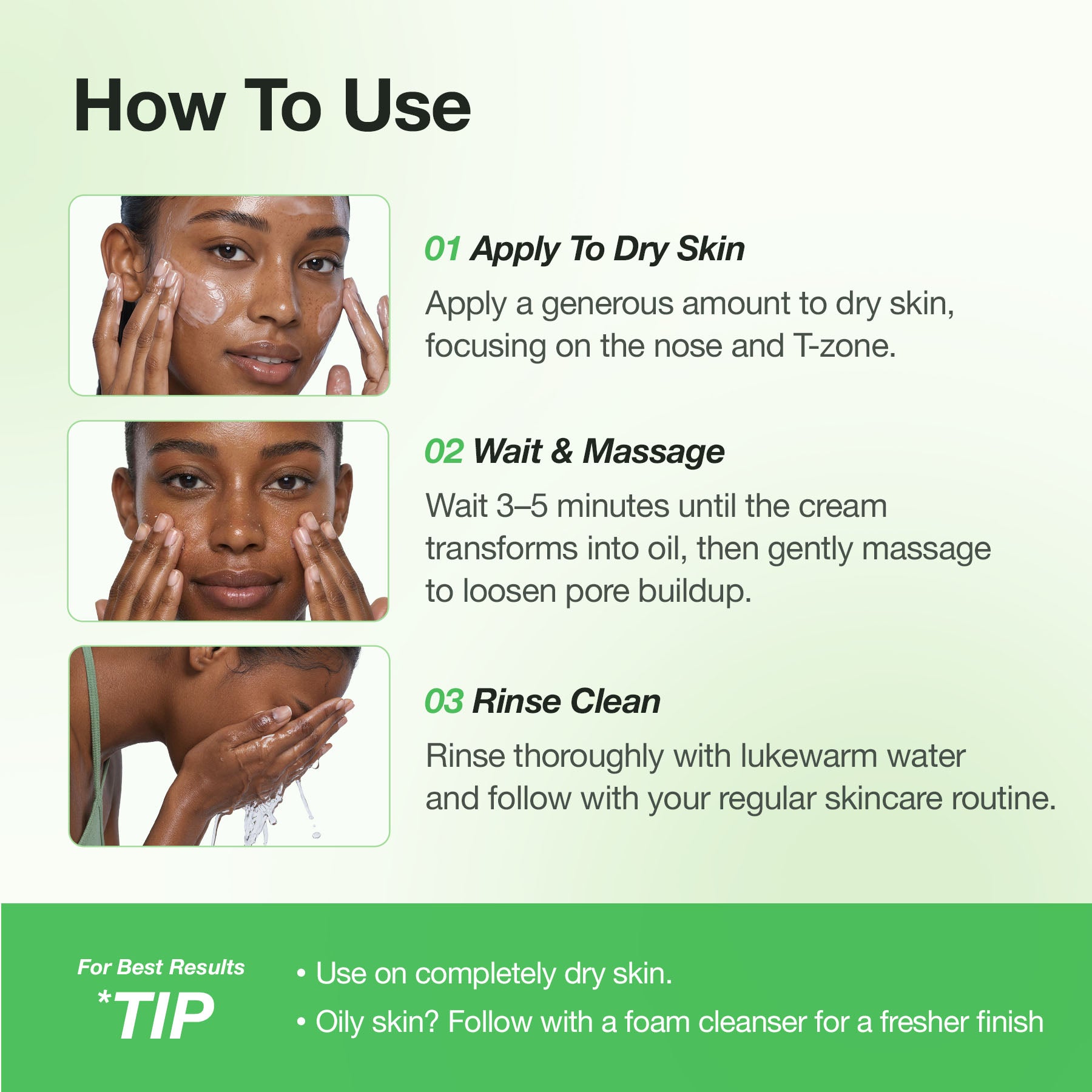 (Pore Peptide) Sebum Melting Cream to Oil
