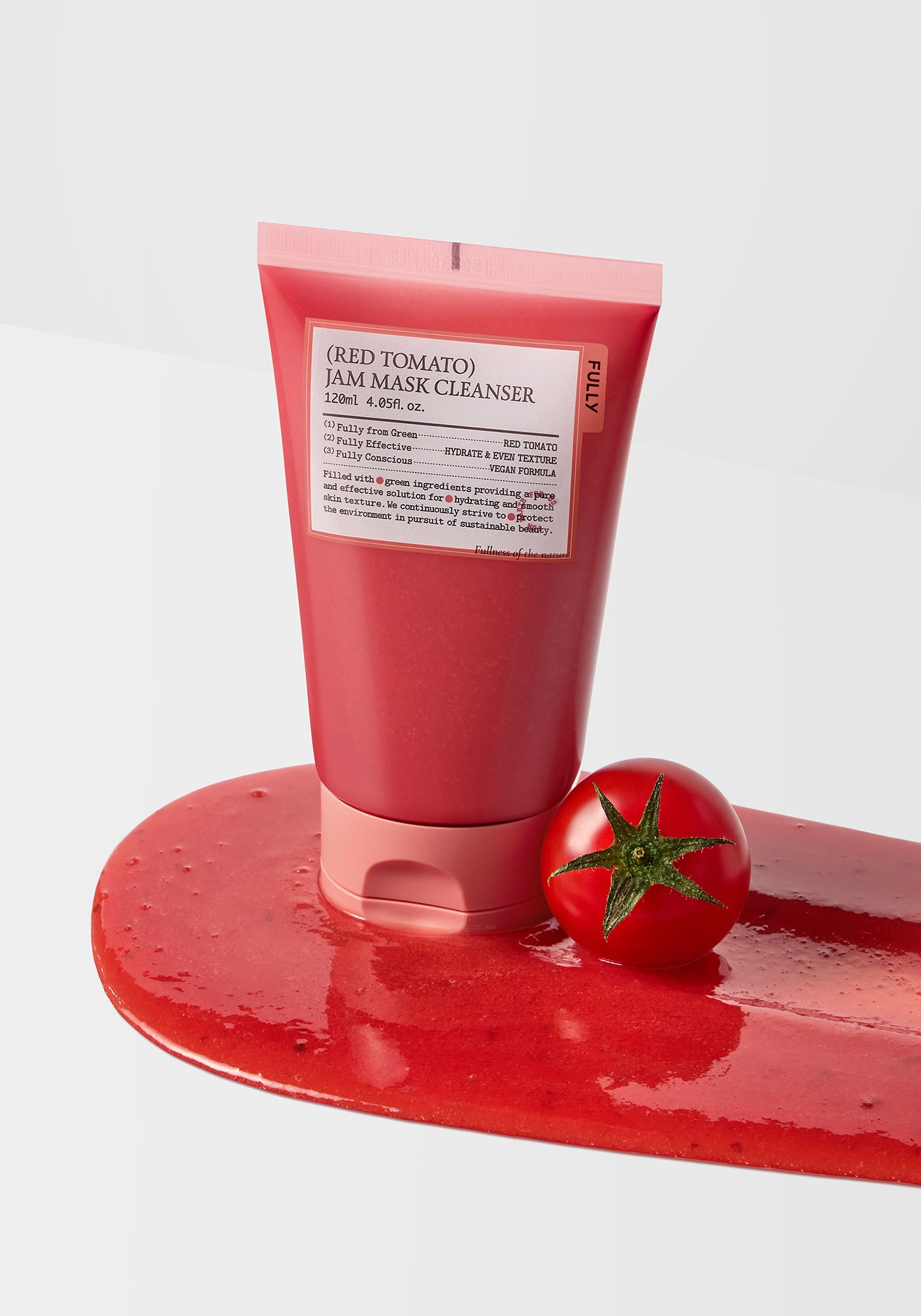 FULLY Red Tomato Jam Pack Cleanser | 71% Exfoliation & 3-in-1 Jam