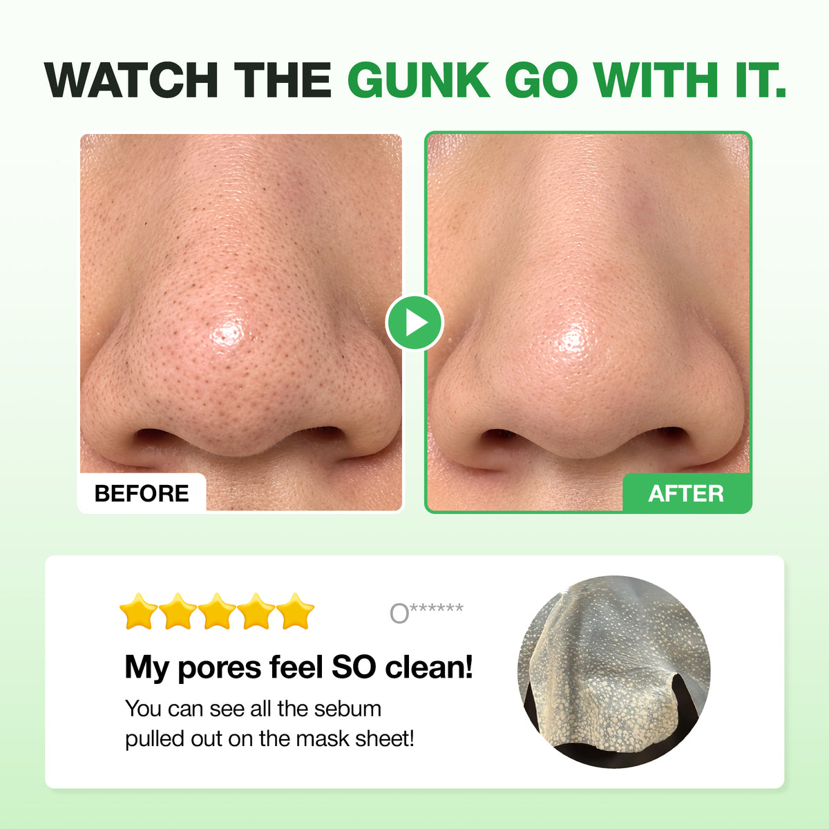 [Amazon] Pore Peptide Sebum Out Tightening Mask for Excess Sebum Control, 4ea