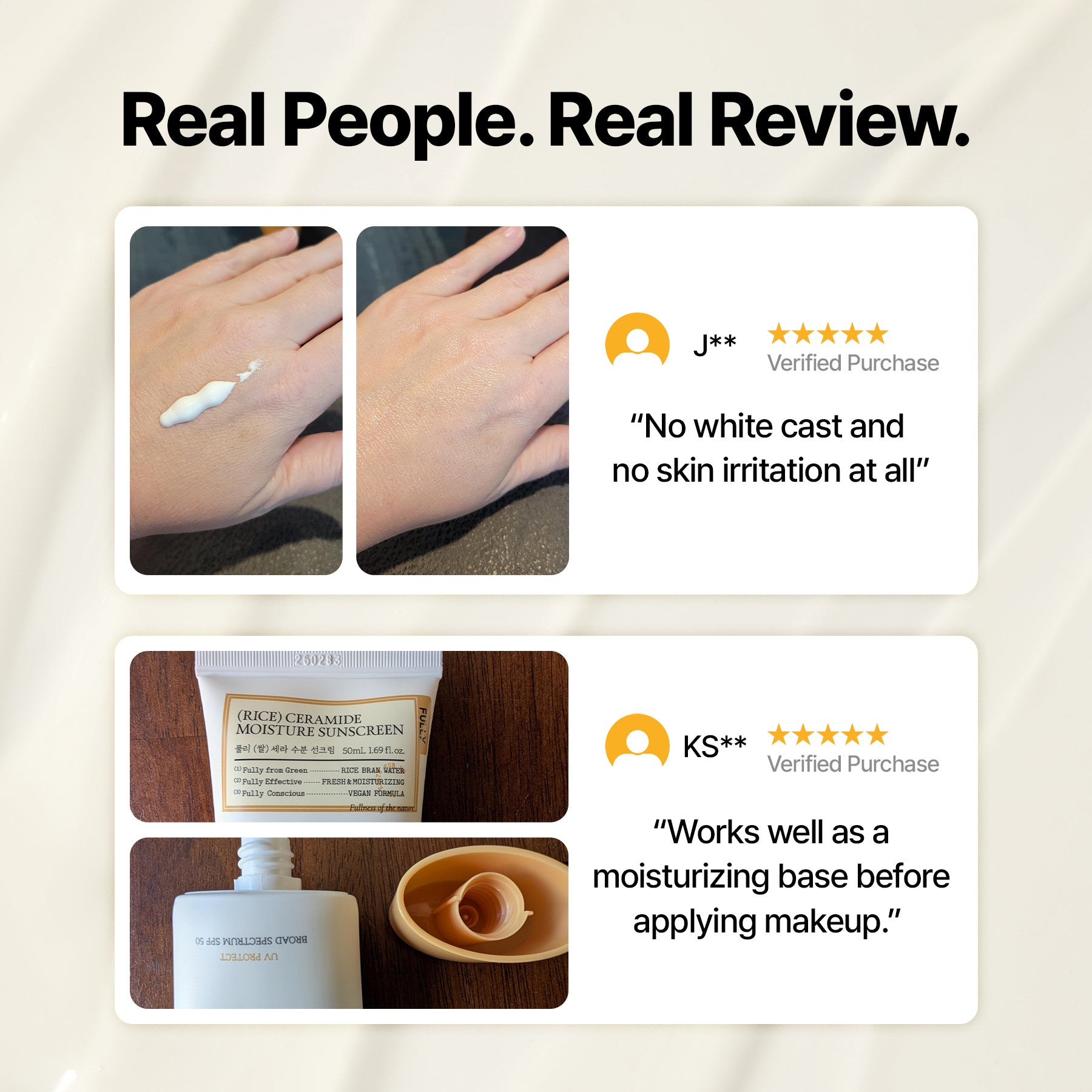 [Amazon] Rice Ceramide Moisture Sunscreen