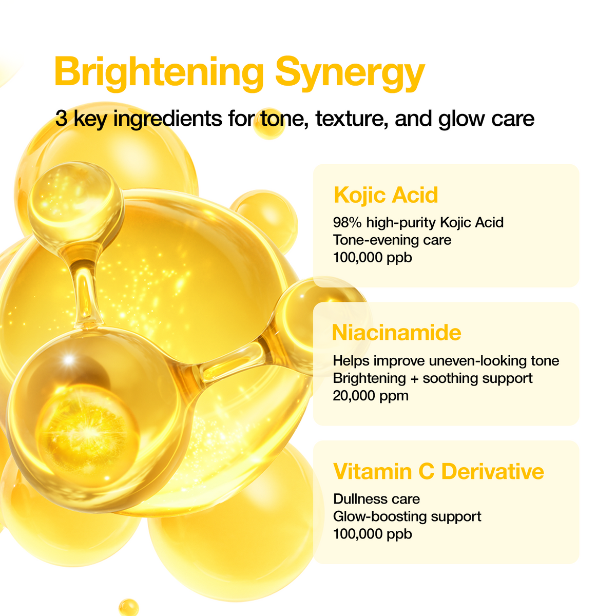 (Amazon) Kojic Acid Niacin C Quick Brightening Mask