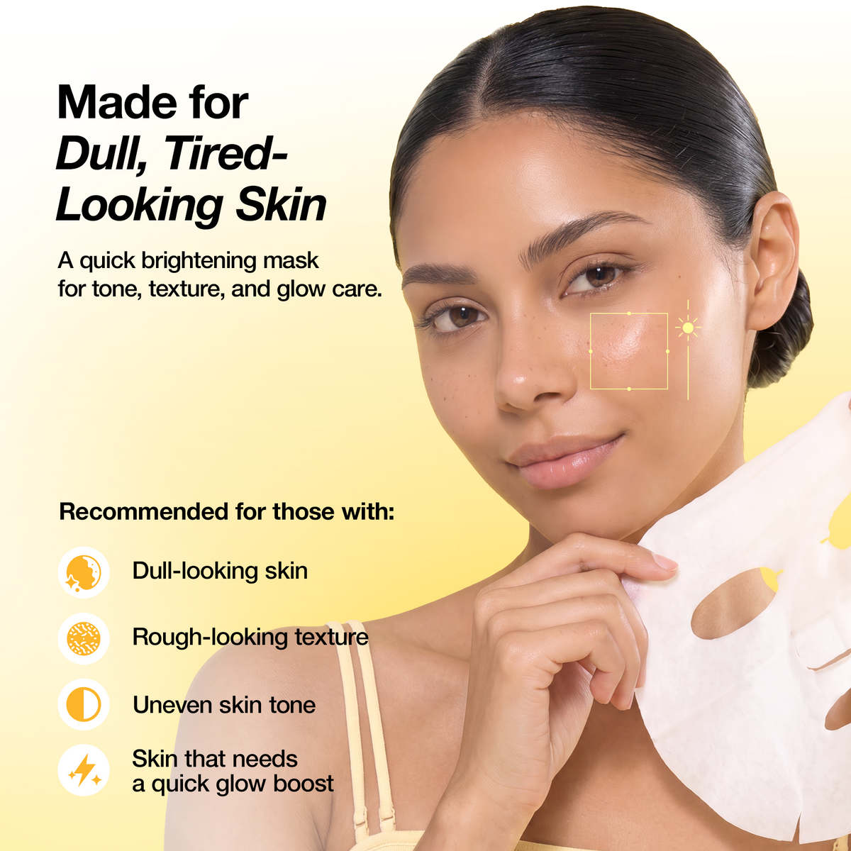 (Amazon) Kojic Acid Niacin C Quick Brightening Mask