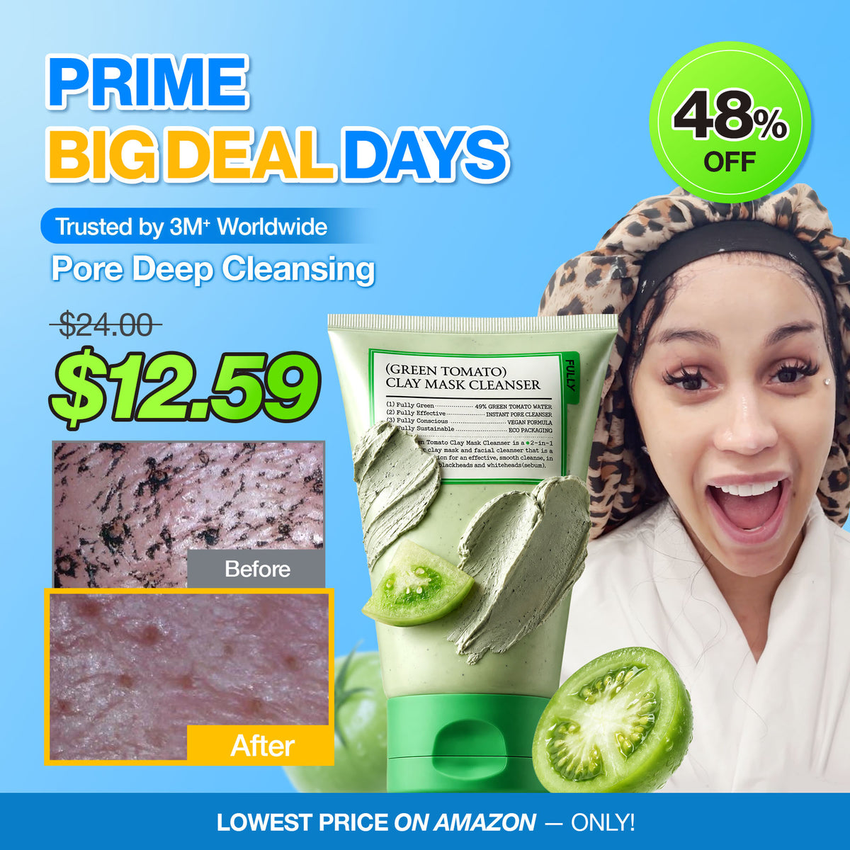 [Cardi B's Choice] Green Tomato Pore Cleanser