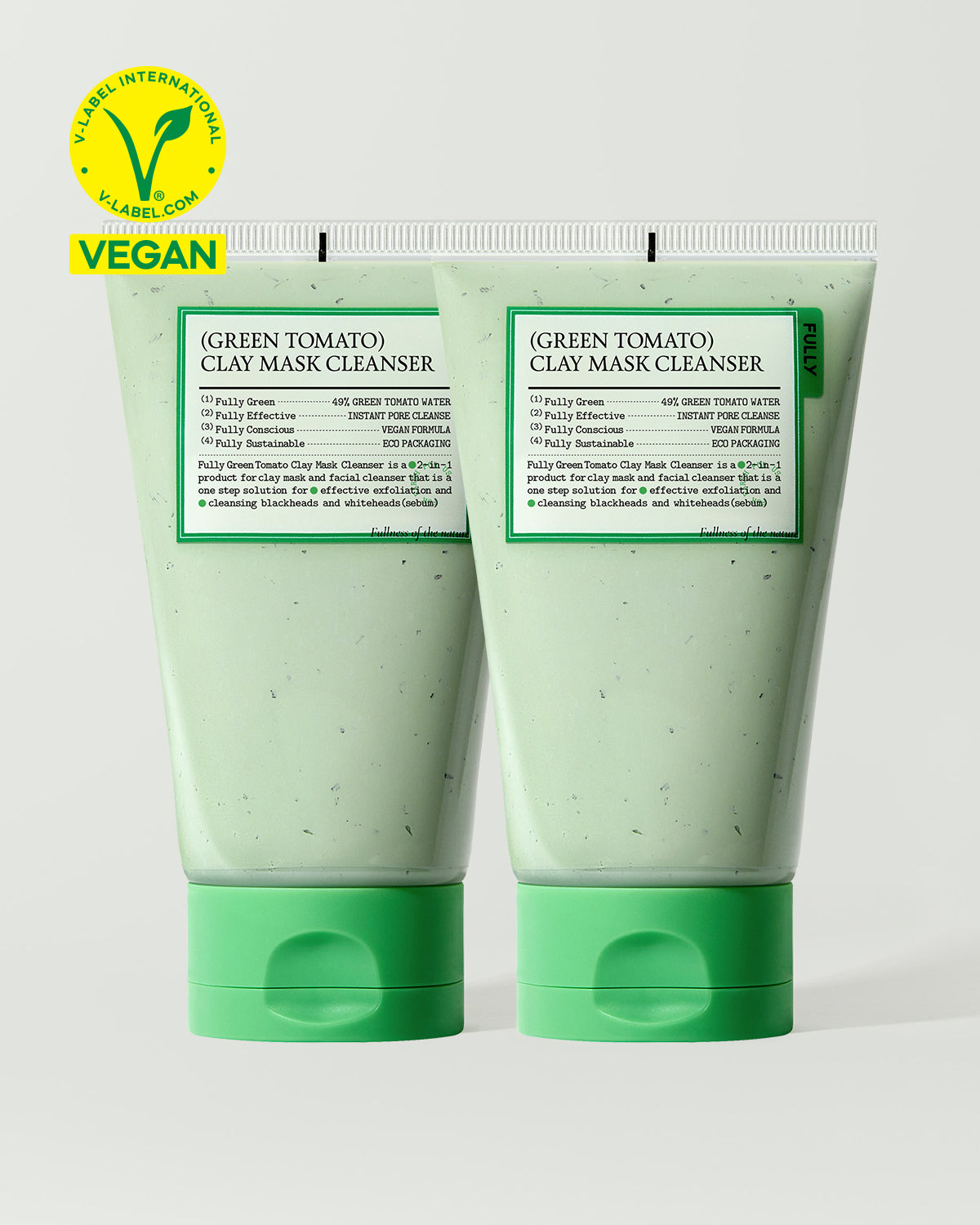 (Green Tomato) Clay Mask Cleanser Duo