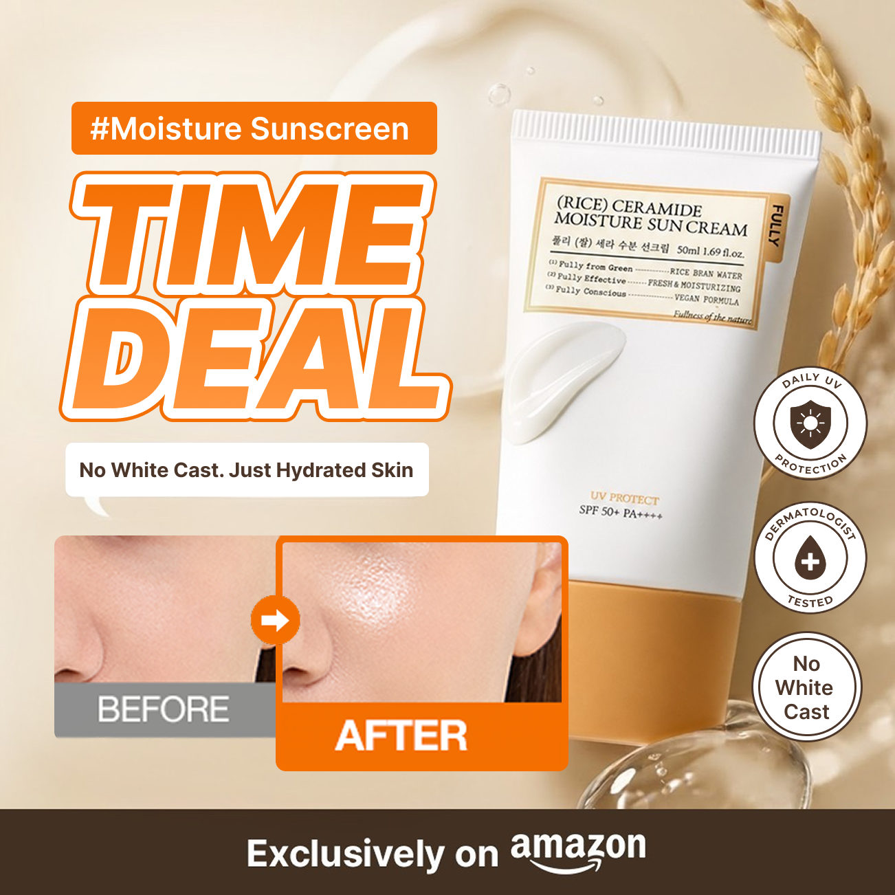 [Amazon DE] Rice Ceramide Moisture Sunscreen (ko)