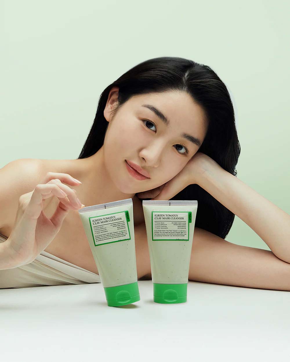 (Green Tomato) Clay Mask Cleanser Duo