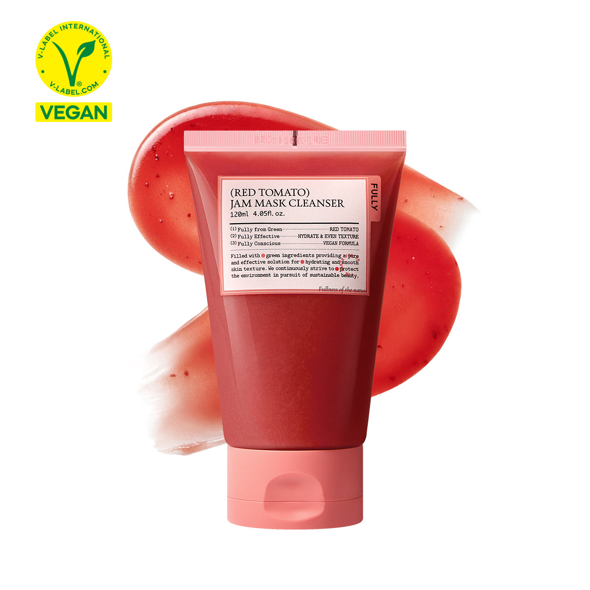 FULLY Red Tomato Jam Pack Cleanser | 71% Exfoliation & 3-in-1 Jam